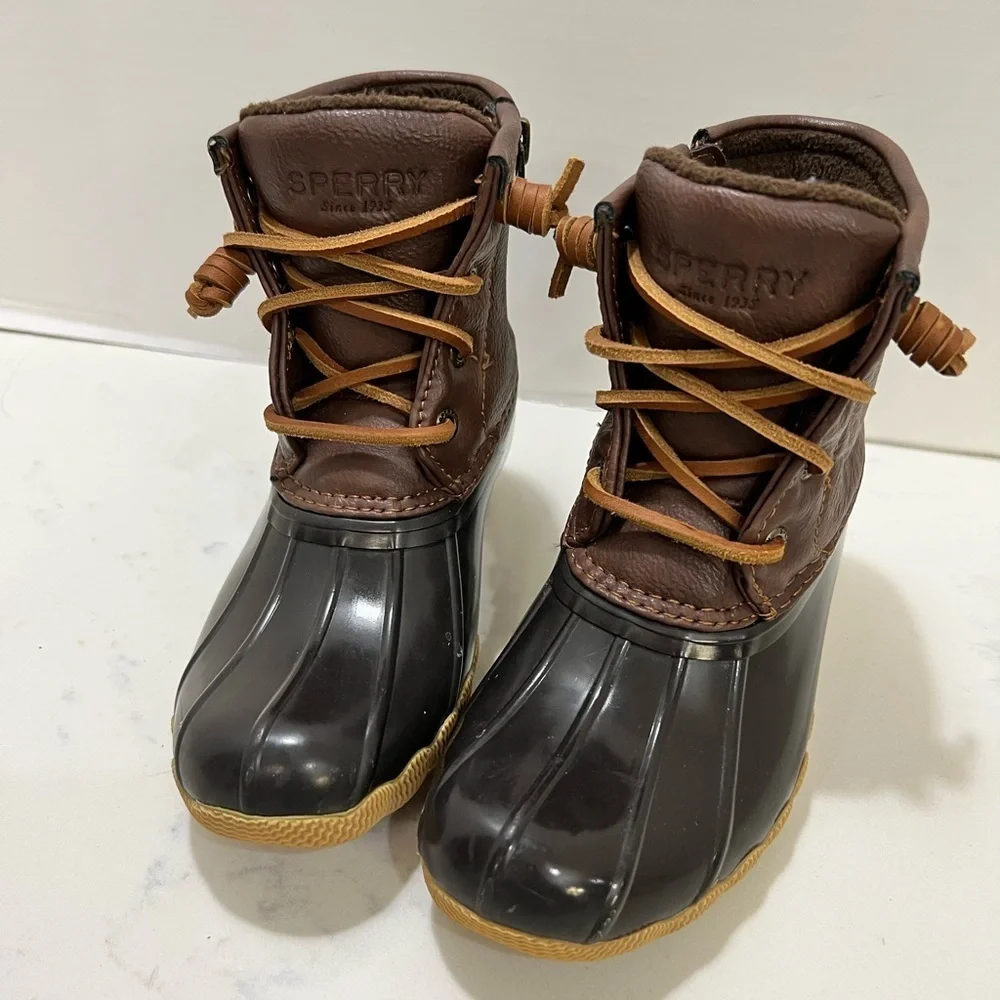 Sperry Kids Two-Tone Duck Boots